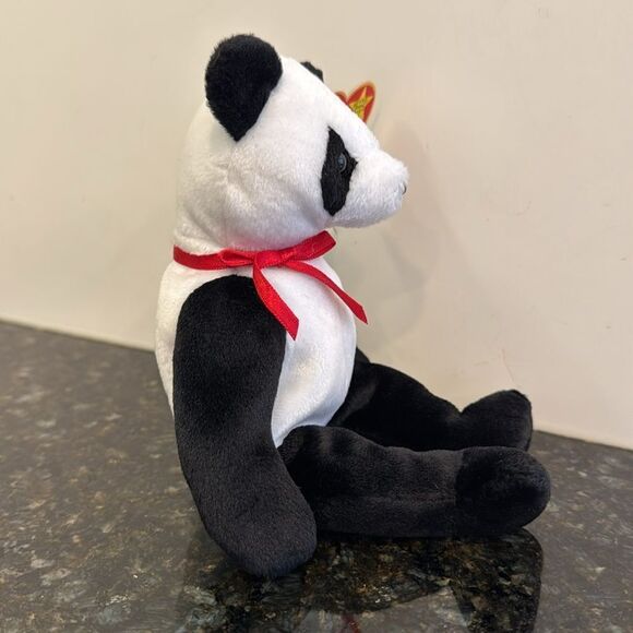 Ty Beanie Babies: Fortune the Panda Bear 1997 Vintage- NWT - Picture 5 of 8
